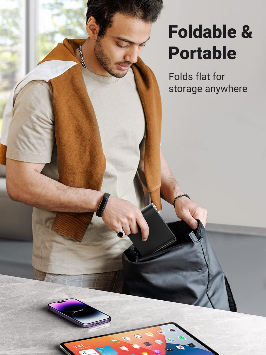UGREEN iPad Stand Tablet Desk Holder Travel Mount Video Call