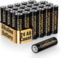 POWEROWL AA Batteries 24 Pack - Alkaline 1.5v - High-Capacity Long Lasting Double A Battery, 10-Year Shelf Life