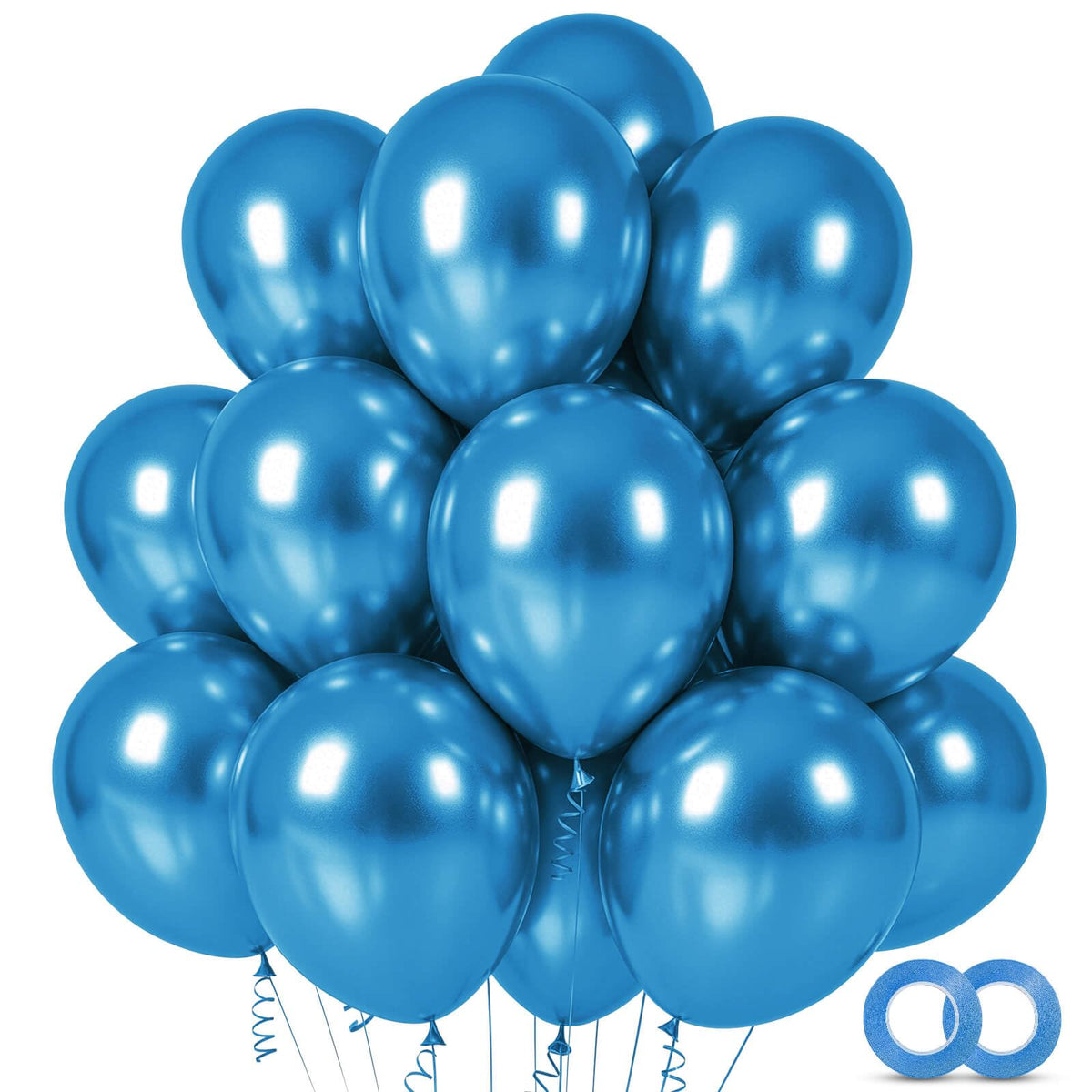 ASIYUHY Yellow Balloon 12 inch 100 Pack Thick Latex Helium Balloons