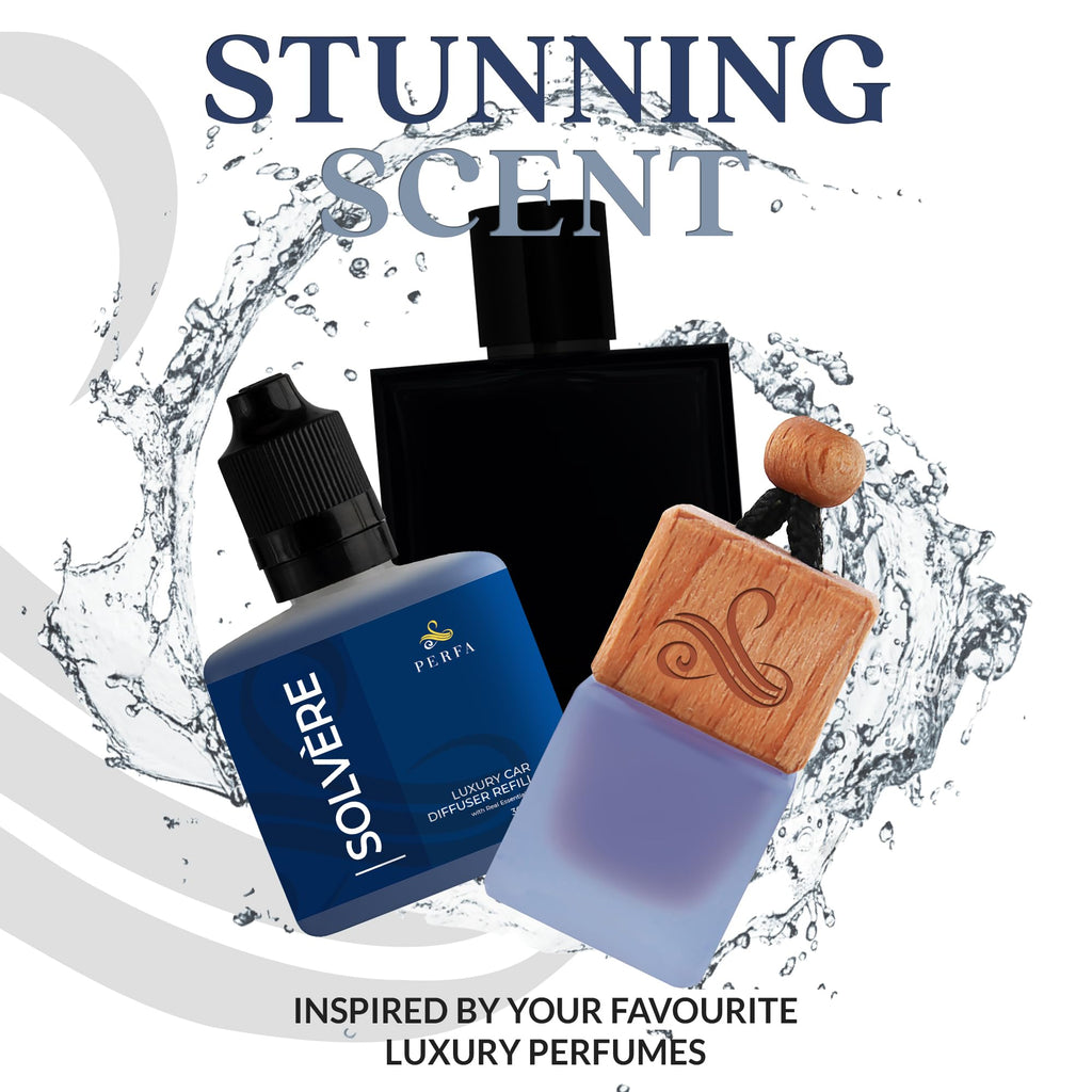 Car Air Freshener for Men - Suvage Inspired Perfume Diffuser Home by Perfa