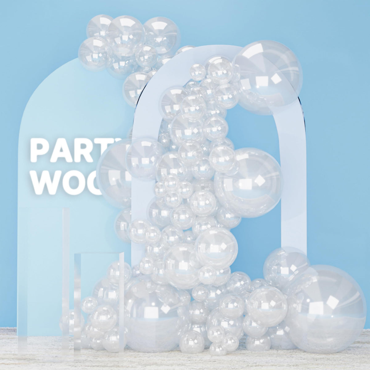 PartyWoo Dark Purple Balloons 120pcs Royal Purple Color Different Sizes