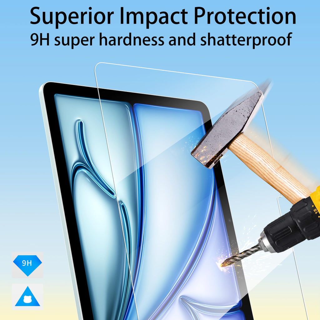4youquality 2-Pack for iPad Pro 11" & iPad Air 5/4 10.9" Screen Protector
