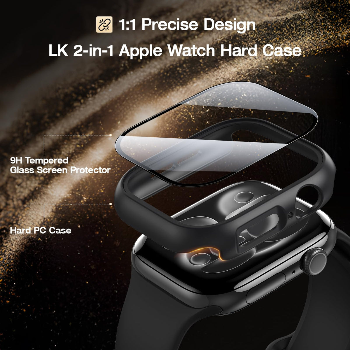 LK for Apple Watch Ultra 4/3/2 49mm Privacy Screen Protector