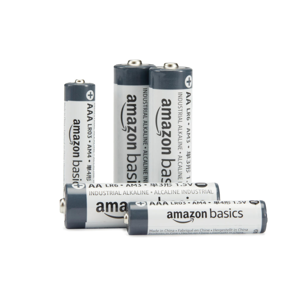 Amazon Basics 200-Pack AAA Alkaline Industrial Batteries, 1.5 Volt, 5-Year Shelf Life