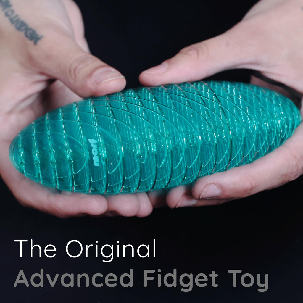 Morf Worm 3D Sensory Fidget Toys for Kids, Teens & Adults, Rainbow, Small