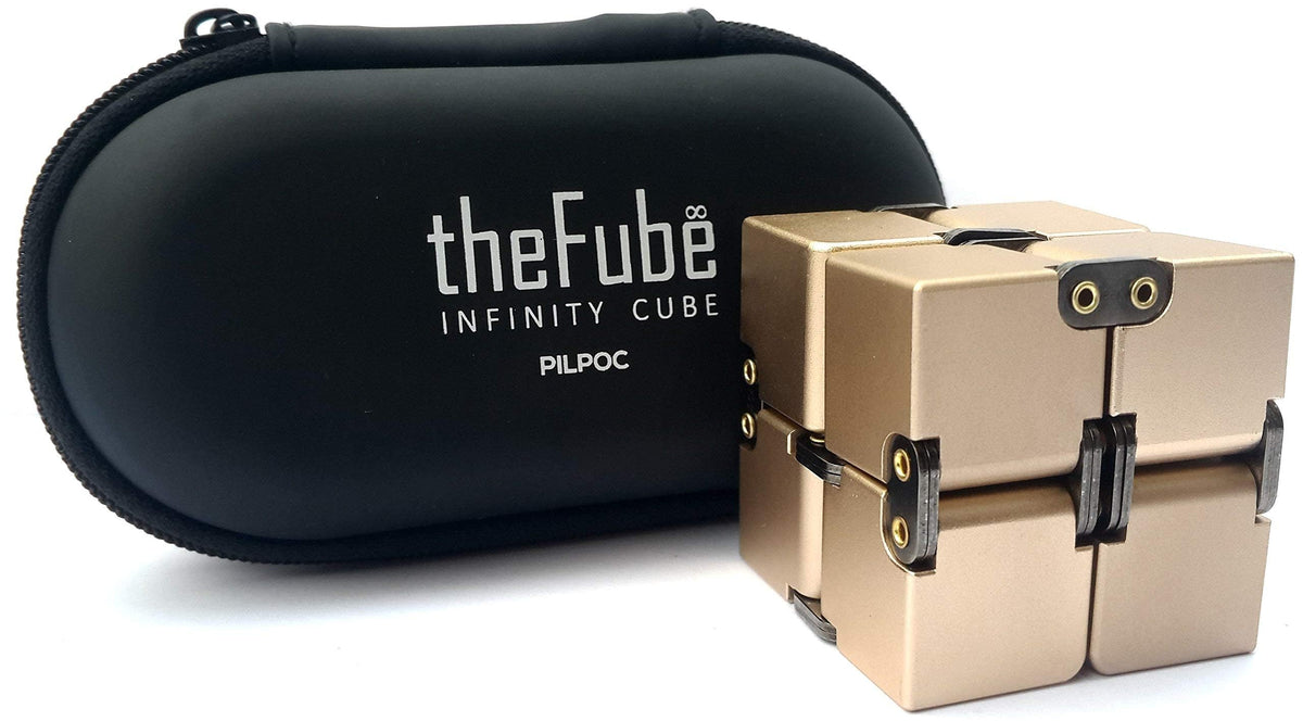 PILPOC theFube Fidget Cube Handy Anxiety Toys for Kids and Adults (Black)