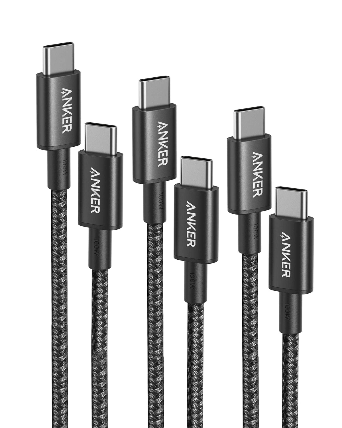 Anker USB C to USB C Charger Cable, 100W Fast Charging Cable (6 ft/1.8m)