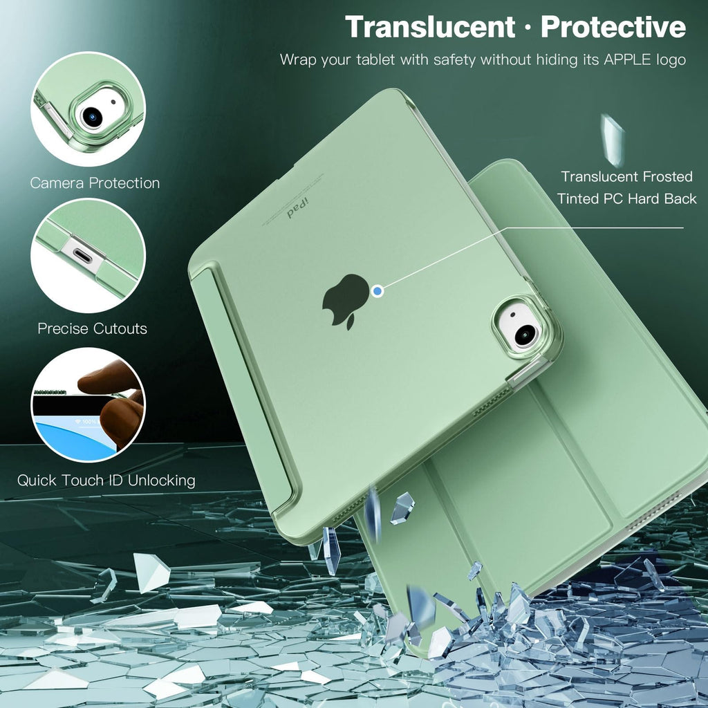 TiMOVO Case for iPad A16 11th Gen 11"/10th Gen 10.9", Colorful Flower