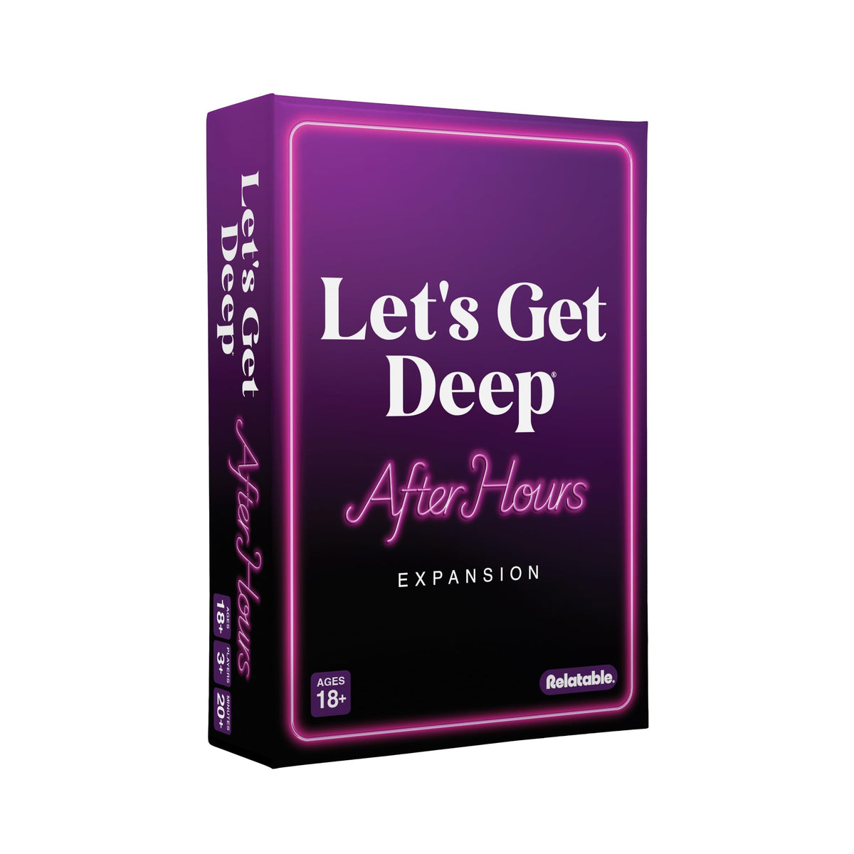 Let's Get Deep, A Question Card Game for Couples by Relatable