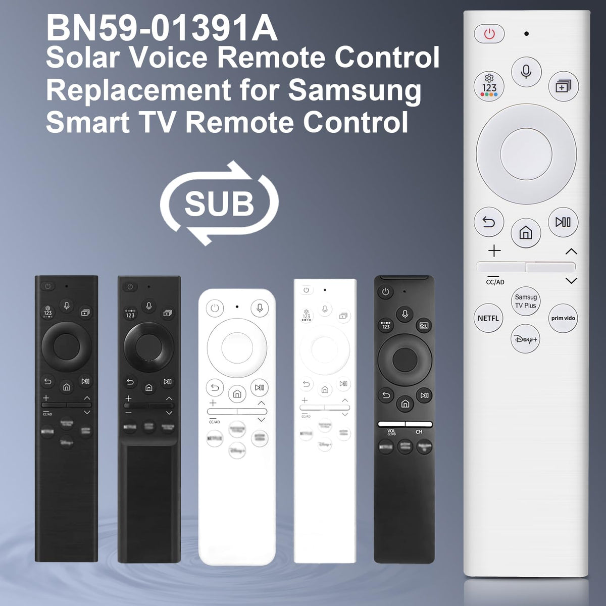 for-LG-Magic-Remote, Gvirtue Solar Voice Remote Control for-LG-Smart TV