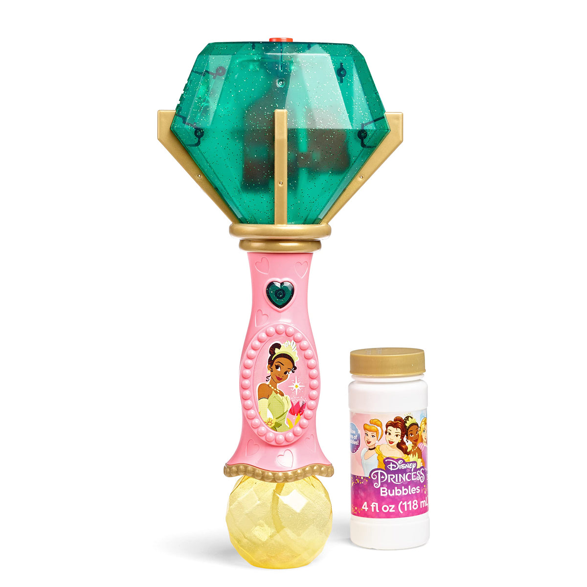 Little Kids Disney Mickey Mouse Light and Sound Musical Bubble Wand, Includes Bubble Solution, Multi (20511)