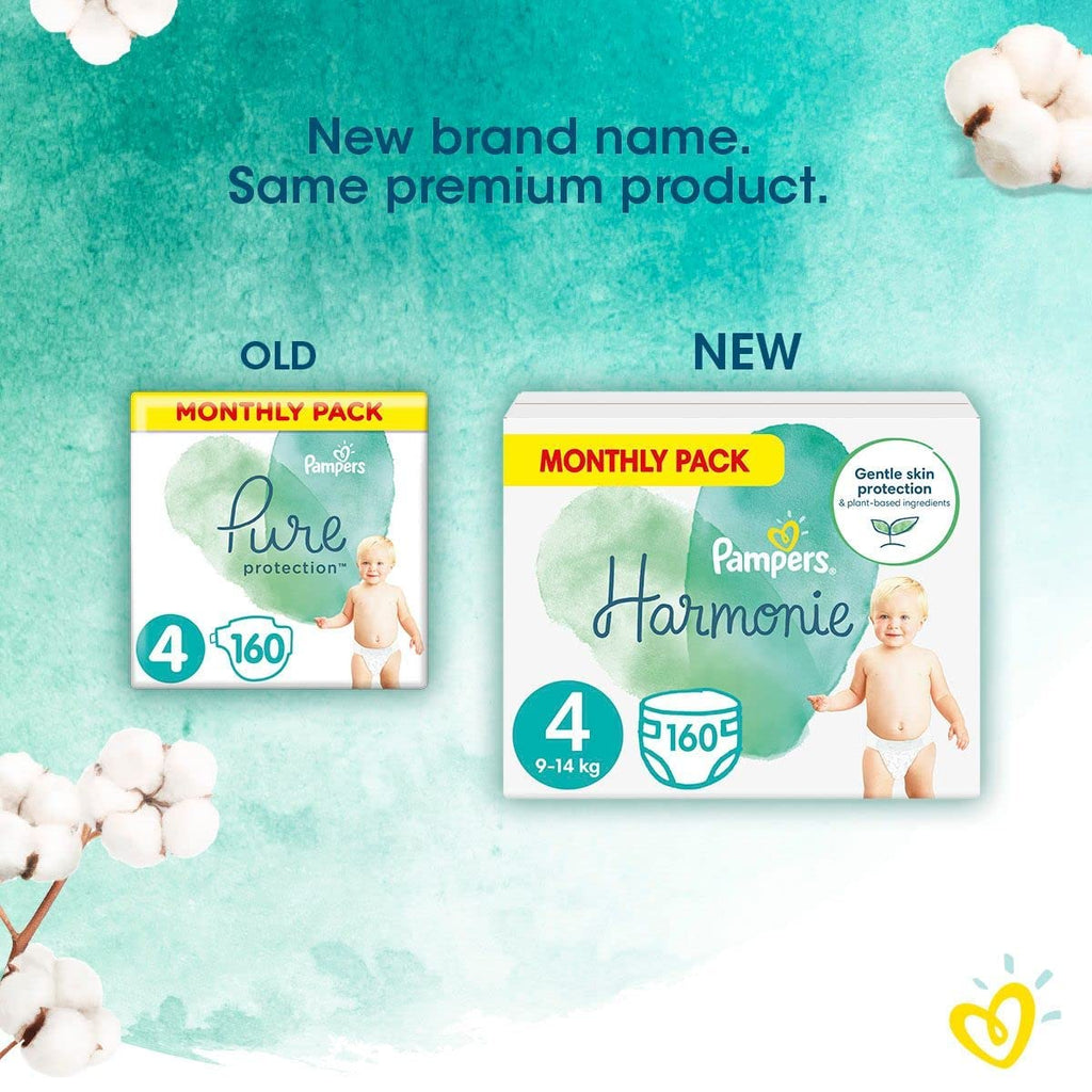 Pampers Harmonie Nappies Size 4 Monthly Box