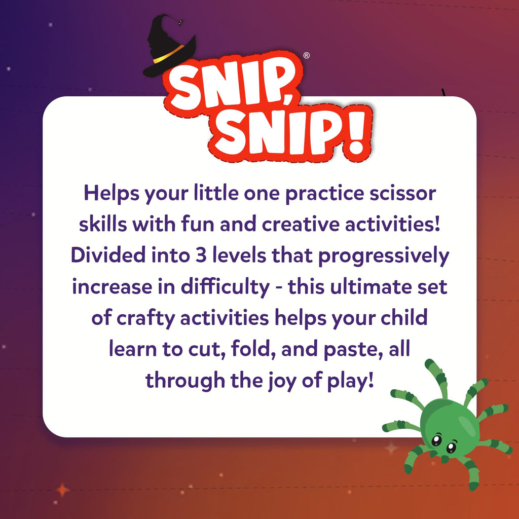 Skillmatics Snip Snip, Scissor Skills, Felt Craft Activity, Christmas Gift