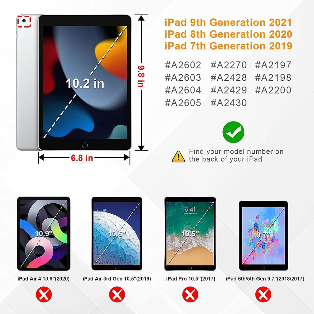 FINTIE Case for iPad 9th / 8th / 7th Generation (2021/2020/2019) 10.2 Inch