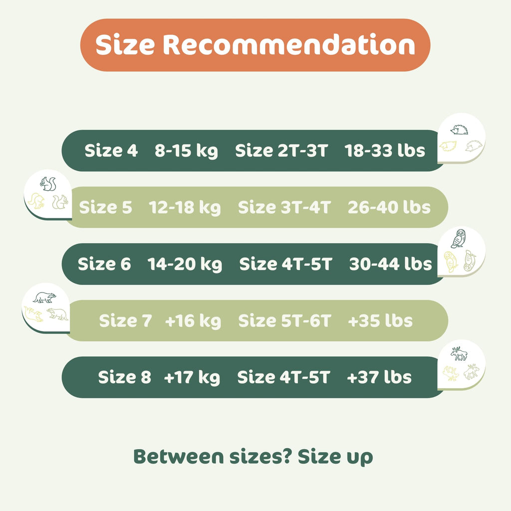 Naty FreeMovers Nappy Pants, Size 6 (16+kg), 18 Count