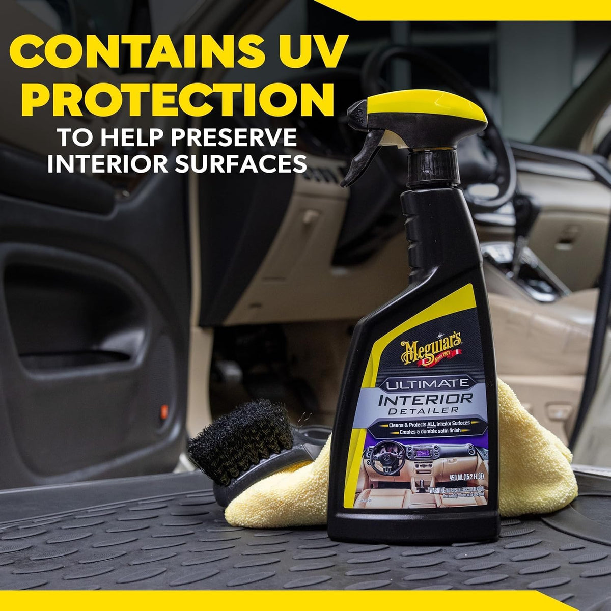 Meguiar's Quik Interior Detailer Cleaner, 473 ml