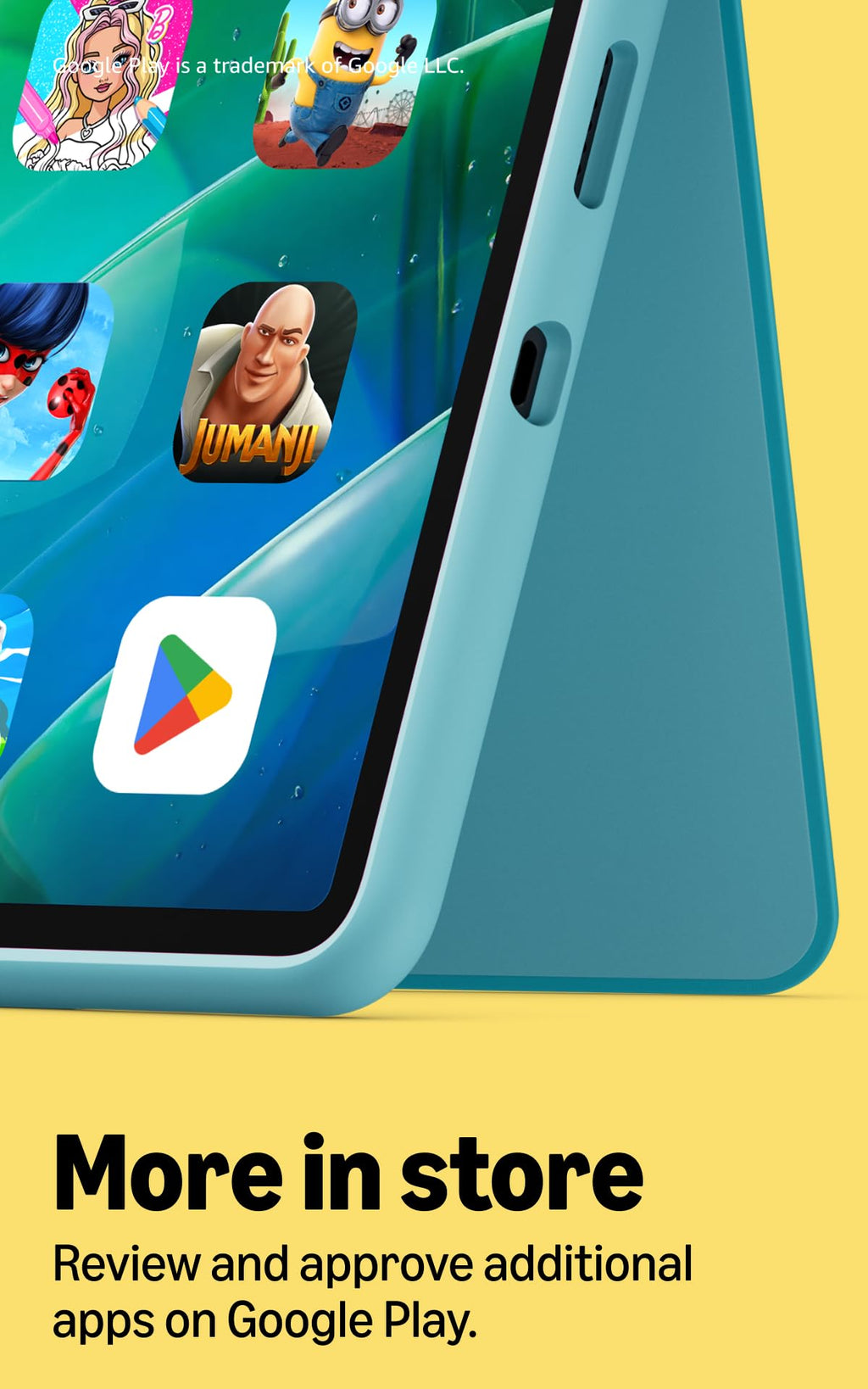 Amazon Kids Tablet 11 (newest gen) ages 6+, 11" 2.5K display, all-day battery, plus 1 year of Kids+ with videos, apps, games and books, slim hard case included (SpongeBob and Patrick)
