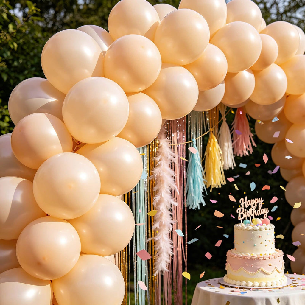 ASIYUHY Yellow Balloon 12 inch 100 Pack Thick Latex Helium Balloons
