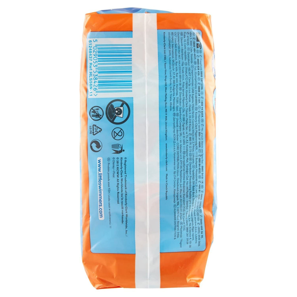 Huggies Little Swimmers, Swim Nappies - Size 3-4, 36 Baby Swim Pants - Leak Guards and Stretchy Waistband Protect Without Swelling - Tear Sides for Easy Removal