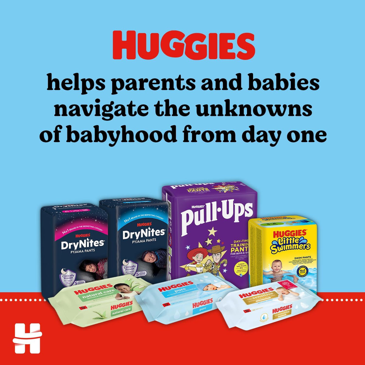 Huggies Pure Plastic Free Baby Wipes - Quad Pack (192 Wipes) - 99% Water Wet Wipes, Fragrance Free, Hypoallergenic, Better Cleaning, Soft and Gentle on Babies' Delicate Skin