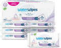 WaterWipes Sensitive+ Soothing Wipes, 99% Water, Unscented, 6 Pack