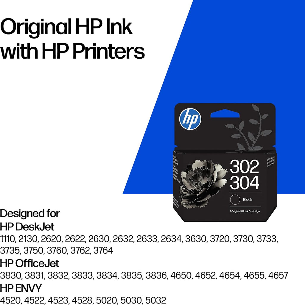 HP 302/304 Black Original Ink Cartridge