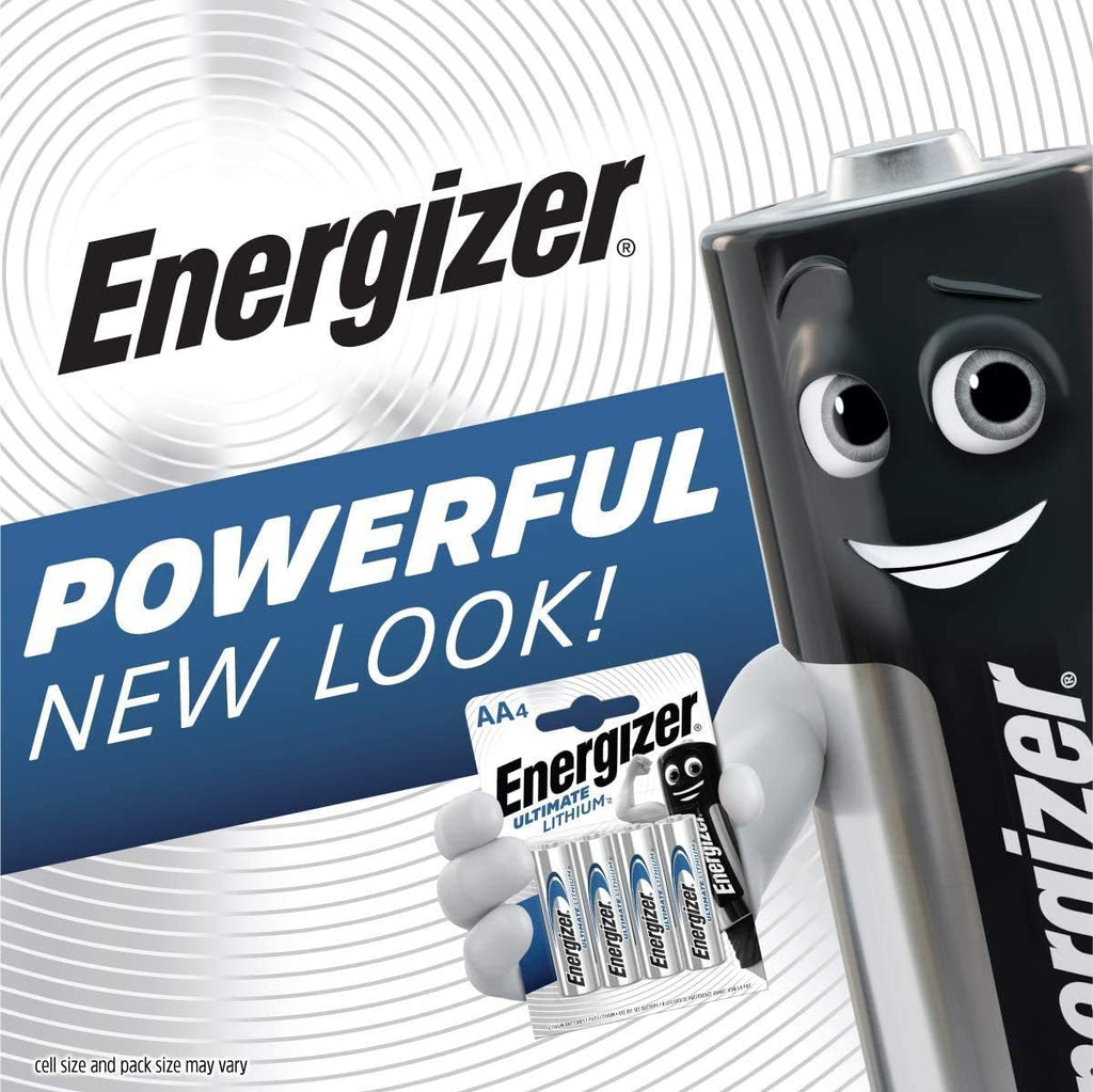 Energizer Ultimate Lithium AA Batteries (10 Pack) - The World's Longest