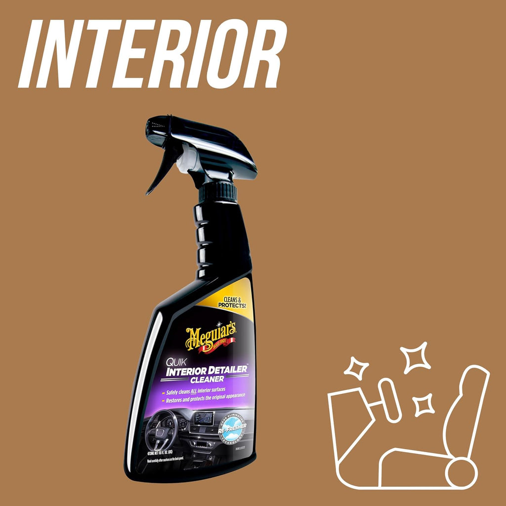 Meguiar's Quik Interior Detailer Cleaner, 473 ml
