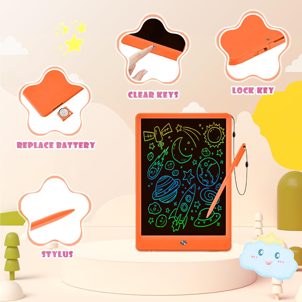 EooCoo Kids LCD Writing Tablet, Stocking Stuffers for Toddler, Travel Toys