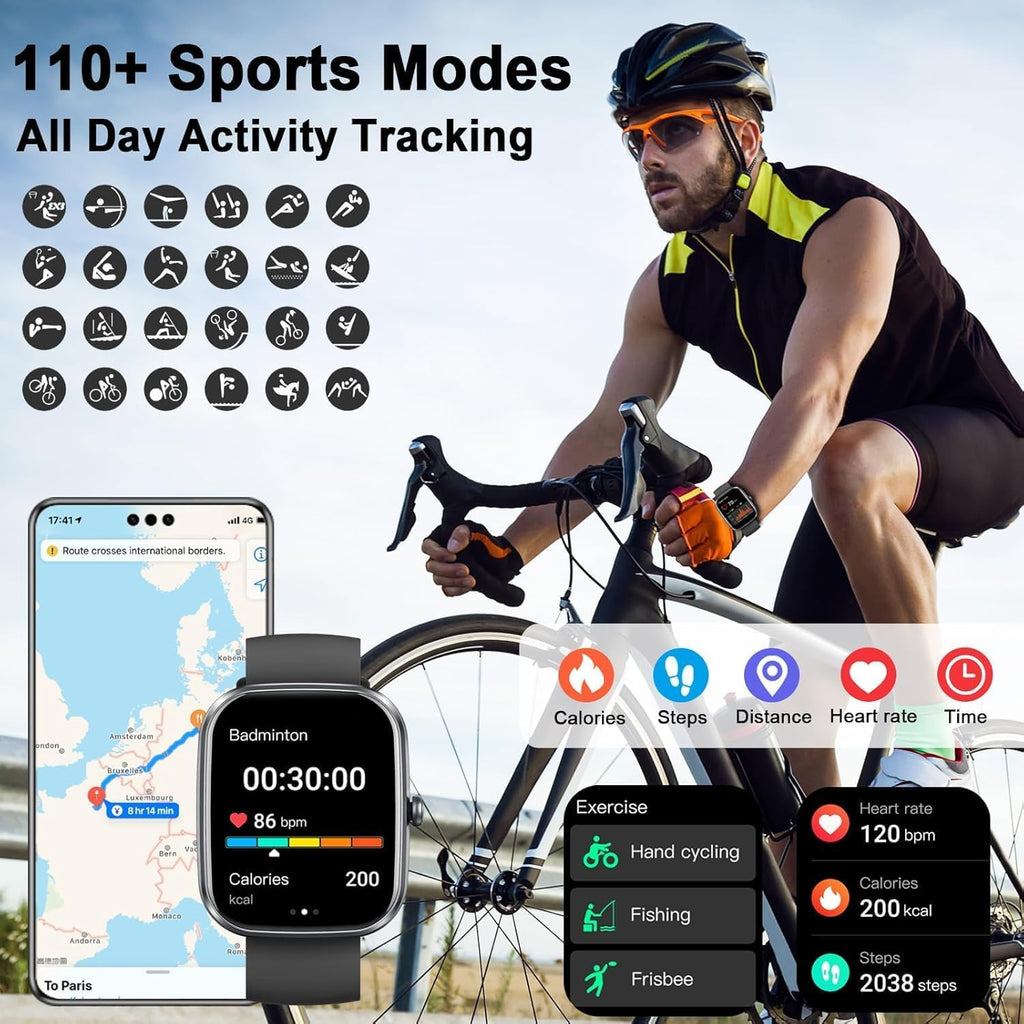 Motast Smart Watch, Fitness Tracker 1.69'' HD for Men Women,