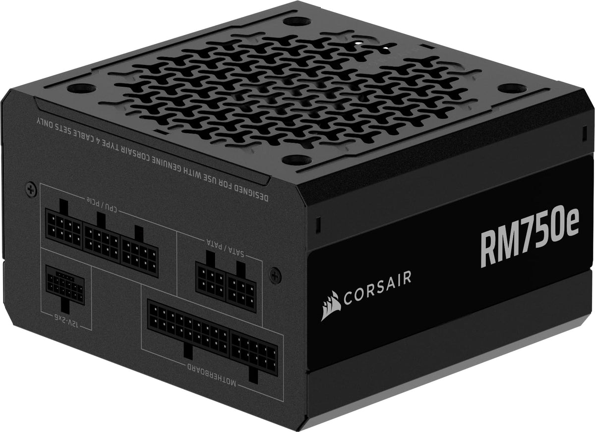 CORSAIR RM850e (2025) Fully Modular Low-Noise ATX Power Supply – Black