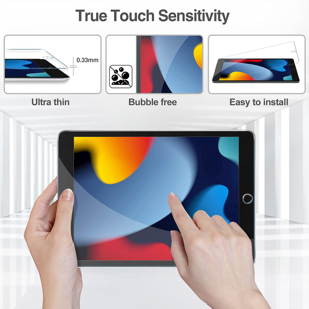 ProCase 3 Pack Screen Protector for iPad 9th 8th 7th Generation 10.2 Inch