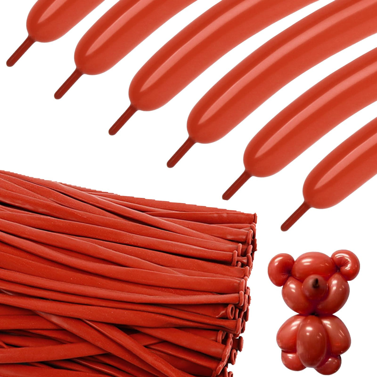 260 Balloons - Clear Long Balloons for Tying Balloon Arch & Balloon Ties