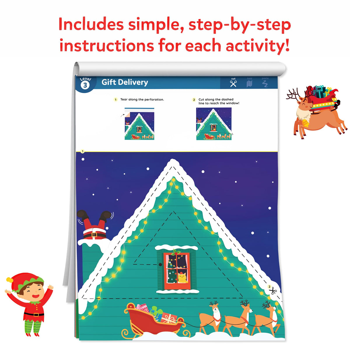 Skillmatics Snip Snip, Scissor Skills, Felt Craft Activity, Christmas Gift