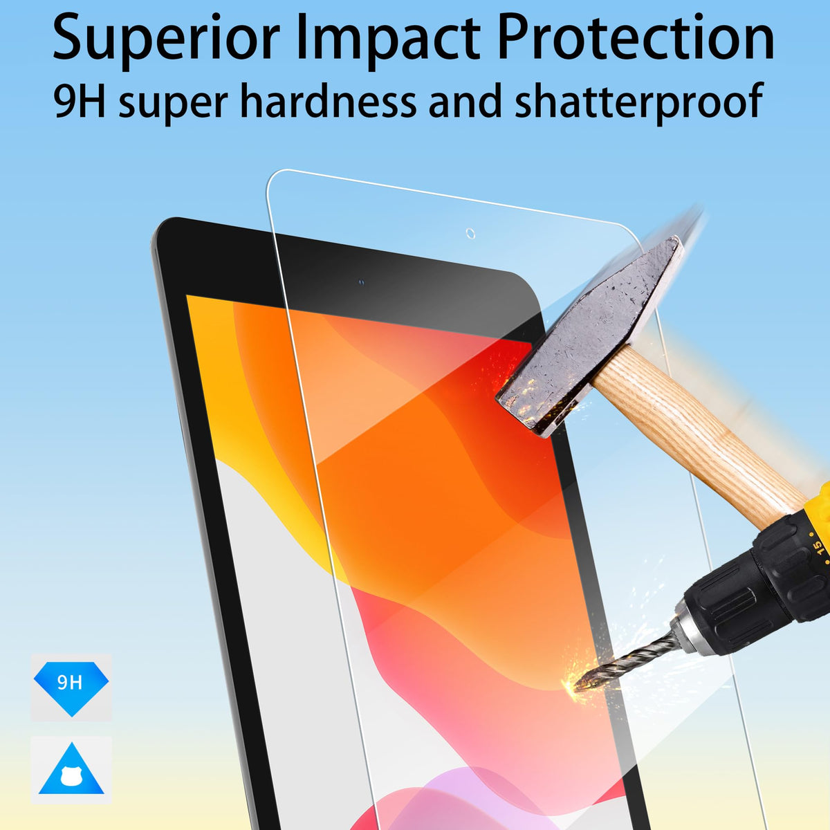 4youquality 2-Pack for iPad (A16) 11th & 10th Generation Screen Protector
