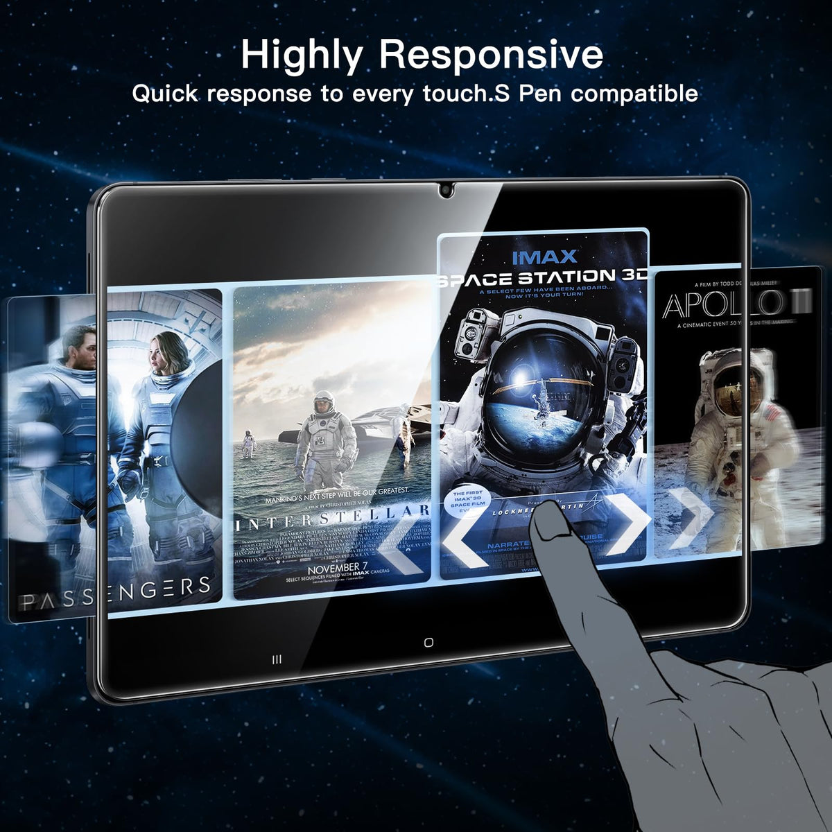 JETech Screen Protector for Samsung Galaxy Tab S8 Ultra 14.6", 2-Pack