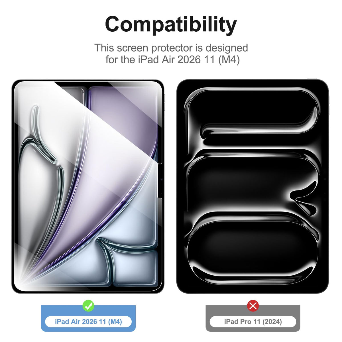 NEW'C for iPad (A16) 2025, iPad (10th Generation) 2022 Screen Protector