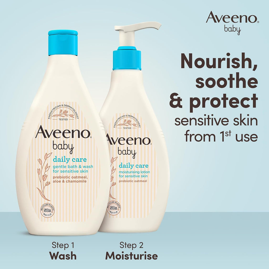Aveeno Baby Daily Care Moisturising Lotion for Sensitive Skin (1 x 250ml)
