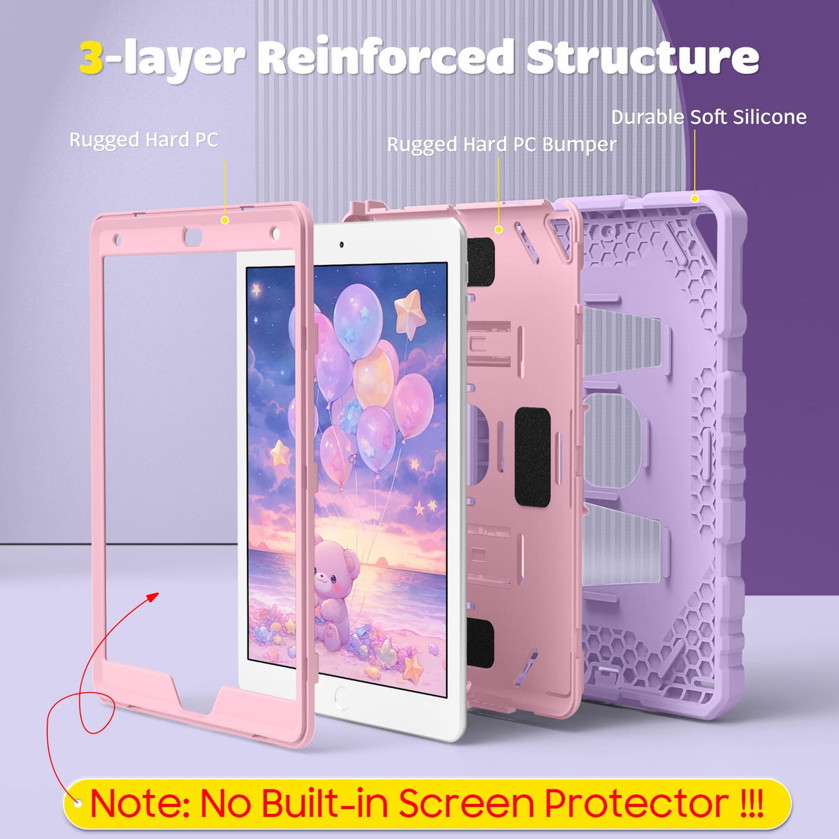 FINTIE Kid-Friendly Case for iPad 9th / 8th / 7th Generation 10.2 Inch