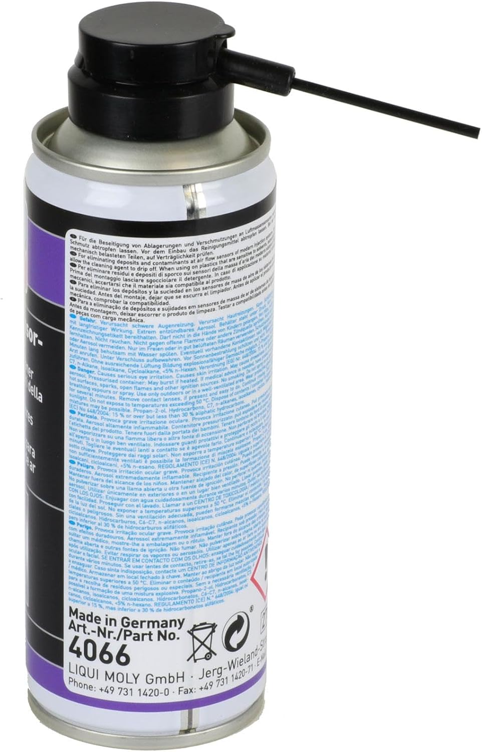 LIQUI MOLY Air Flow Sensor Cleaner | 200 ml | Service spray | SKU: 4066