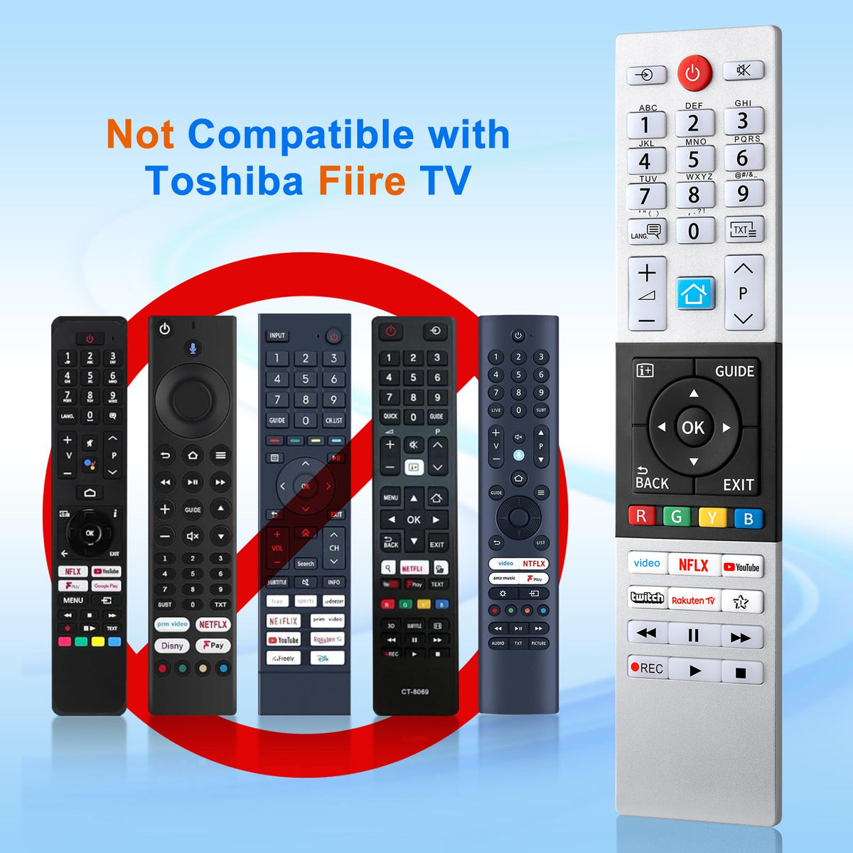 Universal Replacement for LG Smart TV Remote