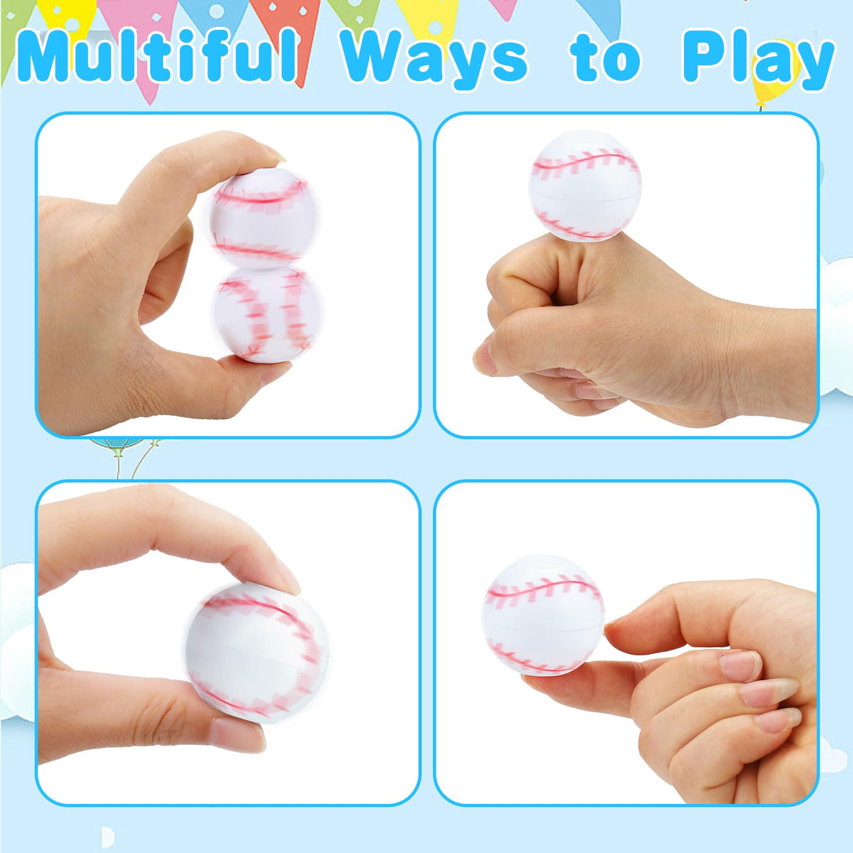 32PCS Fidget Spinner Soccer Balls Halloween Party Favors for Kids 4-8 8-12