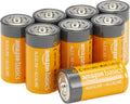 Amazon Basics 8-Pack C Cell Alkaline Batteries, 1.5 Volt, 5-Year Shelf Life