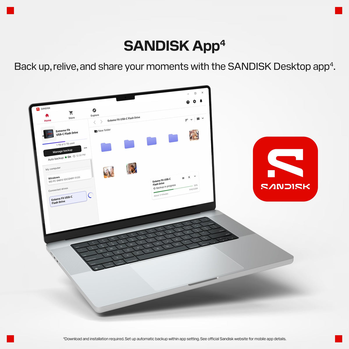SANDISK Ultra Dual Drive Luxe 256GB, USB-C+USB-A, Up to 150MB/s Read Speeds