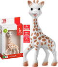 Sophie la girafe Baby Teether – 100% Natural Rubber Teething Toy – BPA-Free, Non-Toxic, Vegan, Sensory Stimulating Teether for Newborns 0+ Months