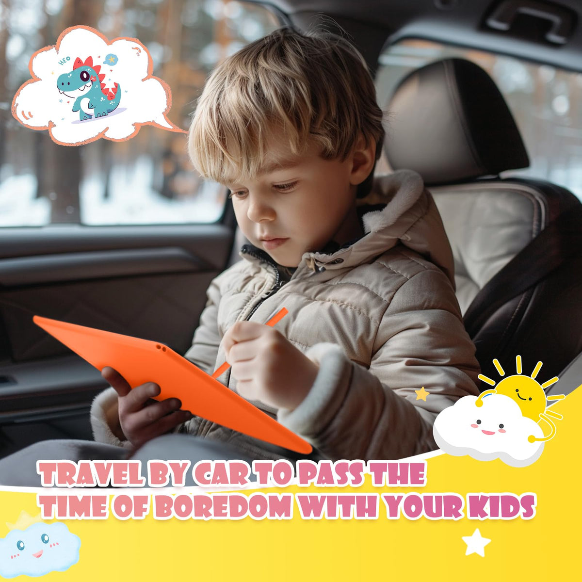 EooCoo Kids LCD Writing Tablet, Stocking Stuffers for Toddler, Travel Toys