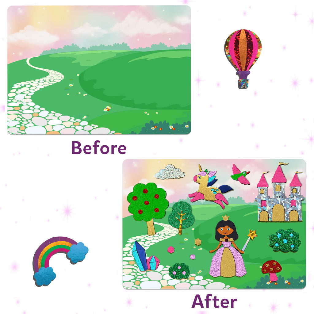 Skillmatics Foil Fun Disney Princess, Foil Art & Craft Kit, Christmas Gift