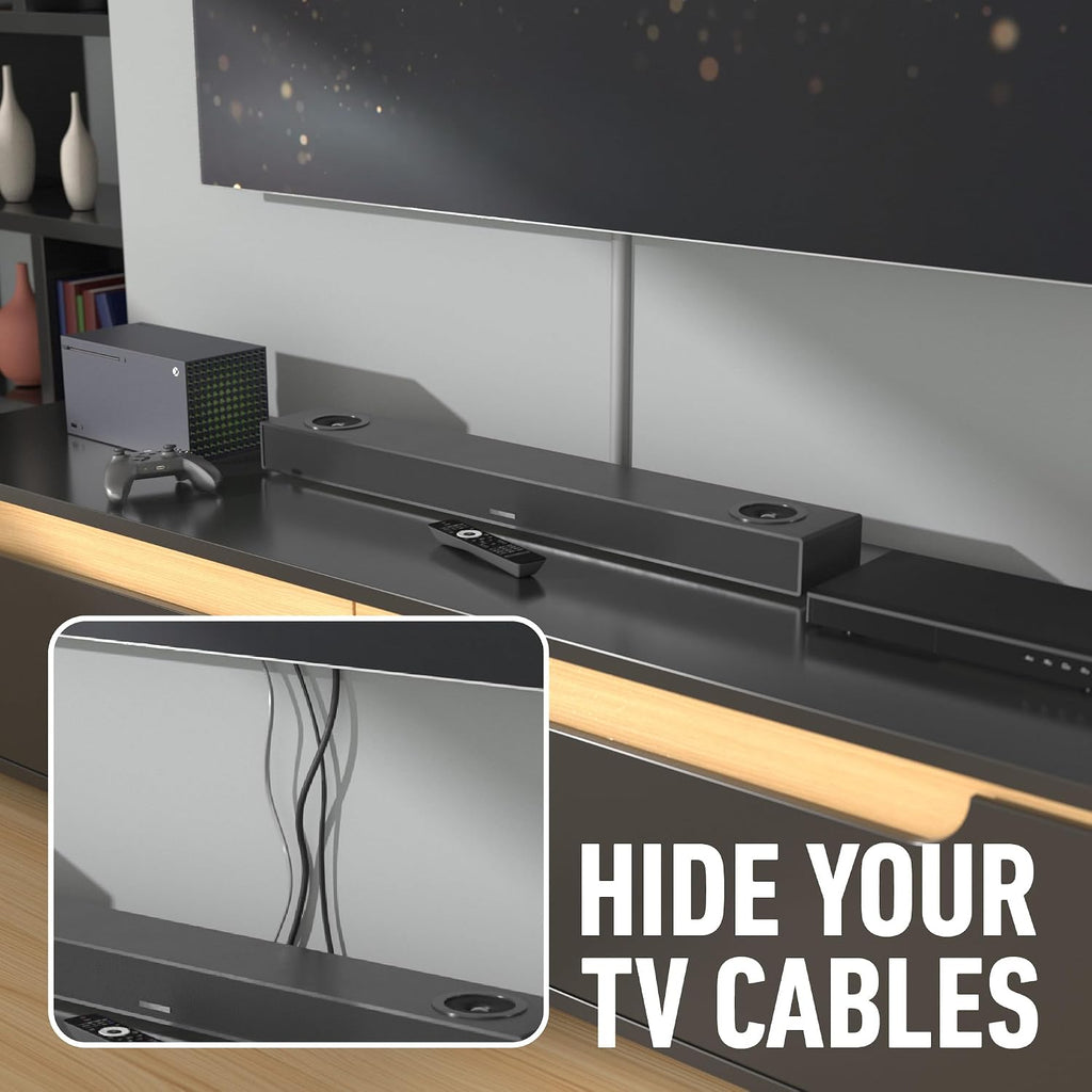 D-Line 30x15mm Cable Trunking 4m Multipack, Half Round Profile, Self-Adhesive Wire Cover, Paintable Cable Management - 10x 30mm (W) x 15mm (H) x 40cm Lengths and Accessories - Aluminium-Effect