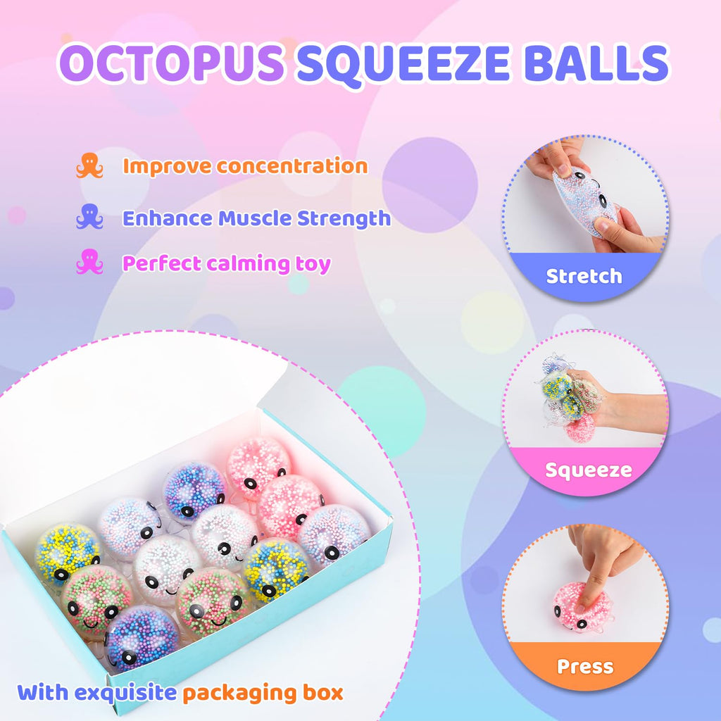 8 Pack Stress Cube ,Slow Rising Stress Balls for Adults