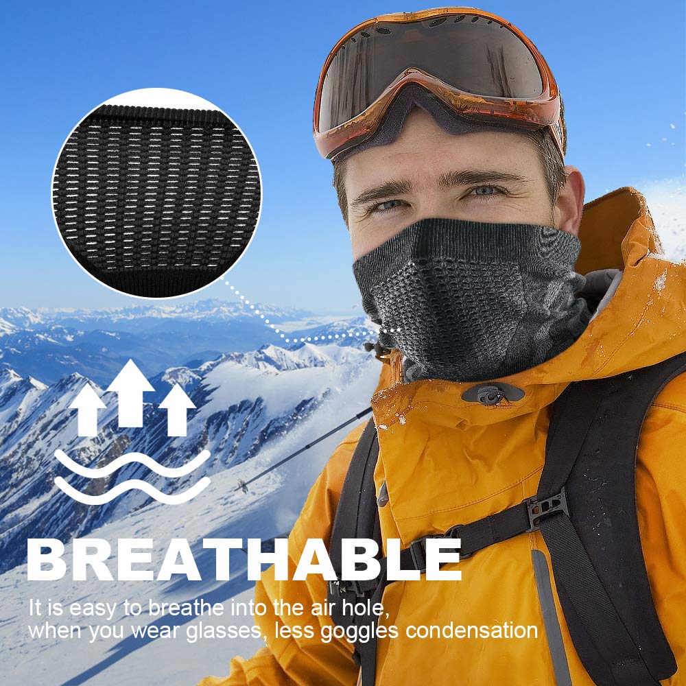 WTACTFUL Winter Neck Warmer Gaiter Windproof Face Mask Balaclava Bandana for Ski Snowboard